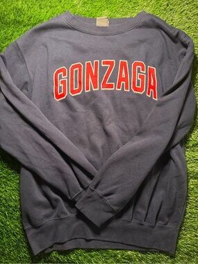 Vintage Gonzaga University MV Sport Crewneck Sweatshirt
